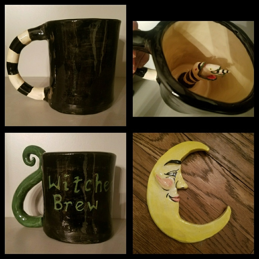 Custom Ceramic Pieces Mugs Tim Burton Sun Moon